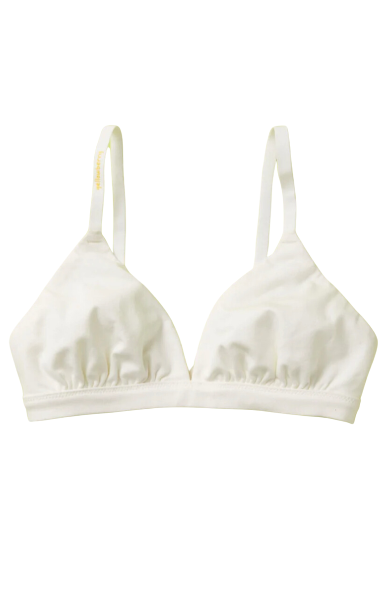 Yellowberry Joey Cotton Bra, Main, color, White Cloud