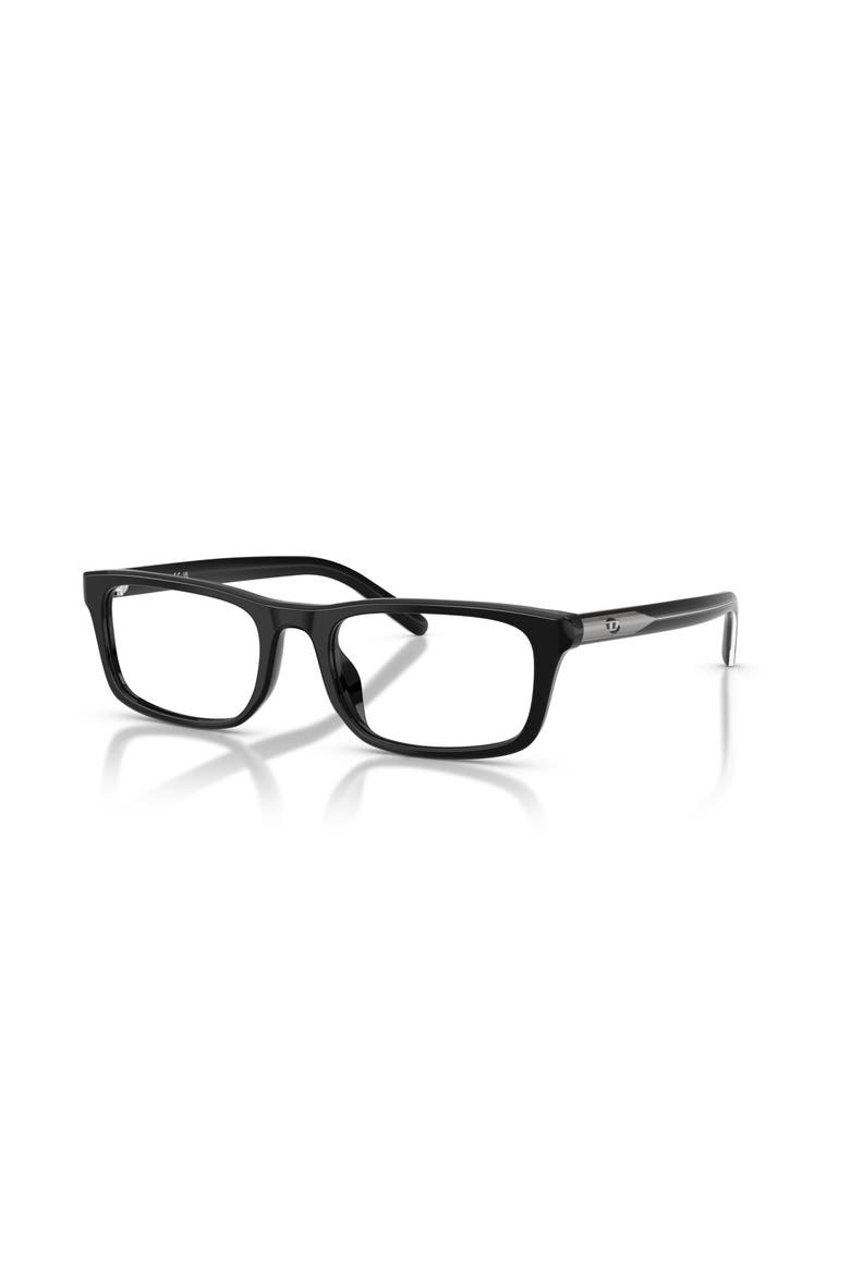 52mm Rectangle optical glasses, Main, color, Black