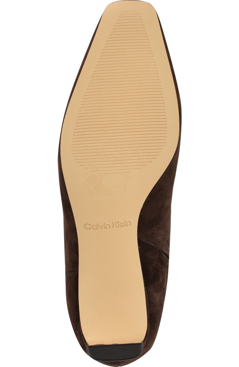 Calvin Klein Caterine Knee High Boot, Alternate, color, Brown Suede