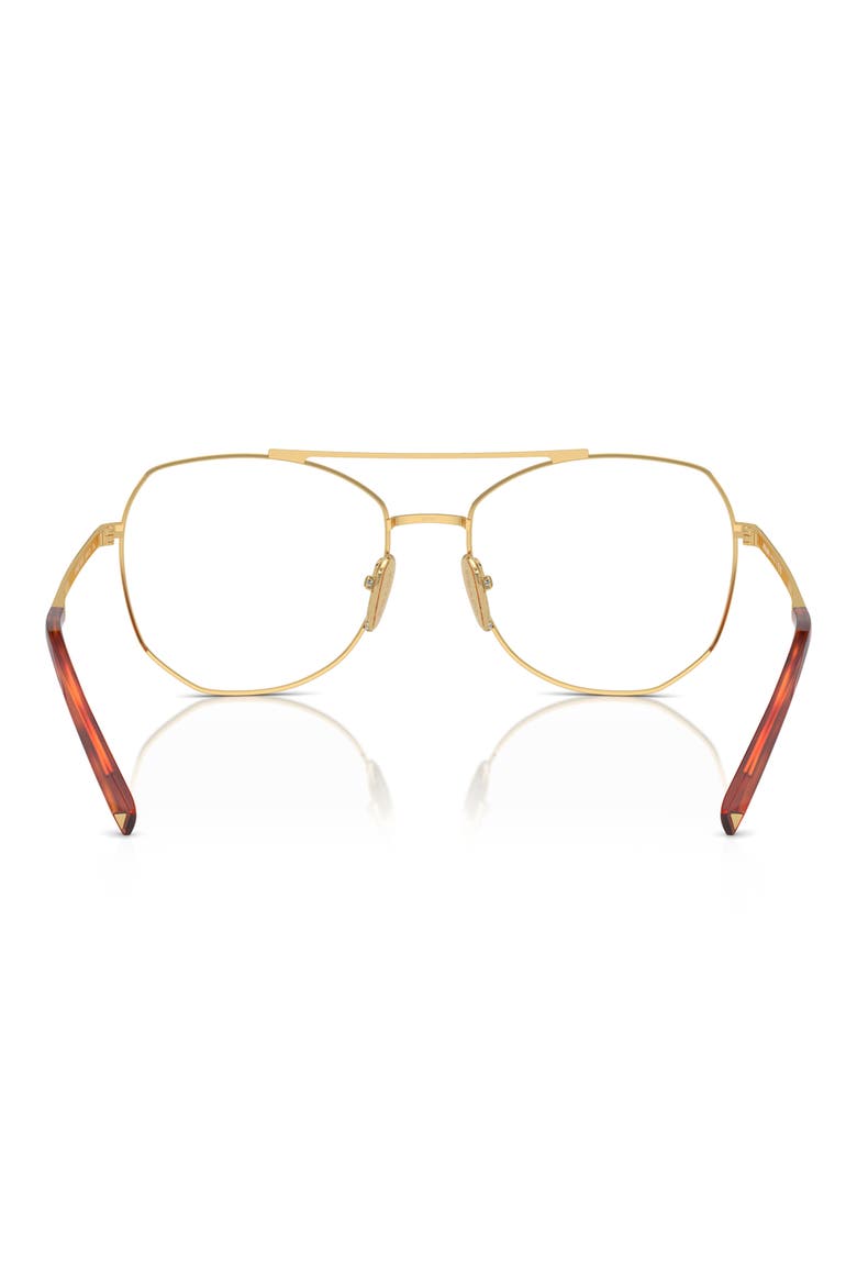 56mm Round Optical Glasses, Alternate, color, GOLD