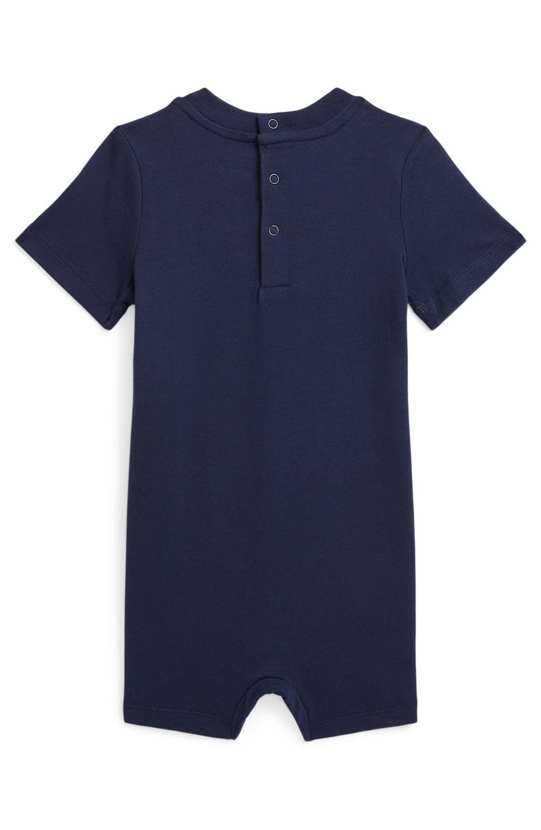 Ralph Lauren Sea Dog Cotton Graphic Romper, Alternate, color, 