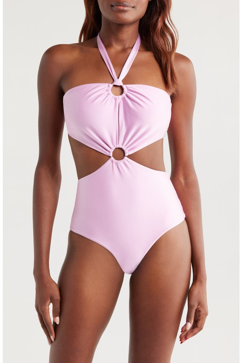 Egeo One-Piece Swimsuit, Main, color, ROSE