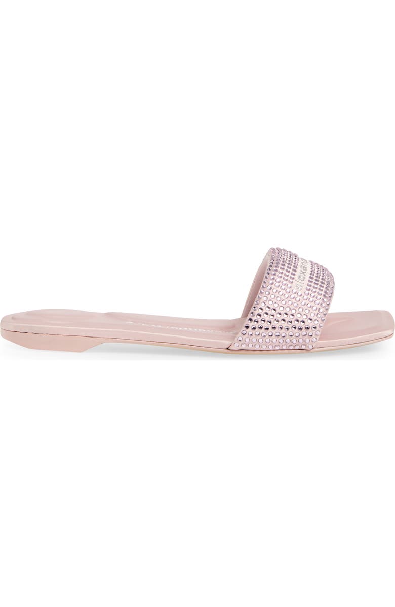 Alexander Wang Vy Crystal Embellished Slide Sandal, Alternate, color, Light Pink