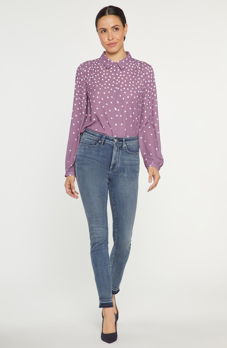 NYDJ Ami High Waist Release Hem Skinny Jeans, Alternate, color, 