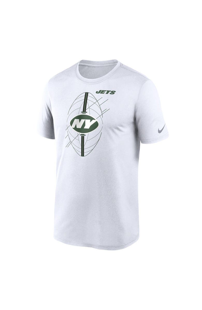 Nike Men's Nike White New York Jets Legend Icon Performance T-Shirt, Alternate, color,