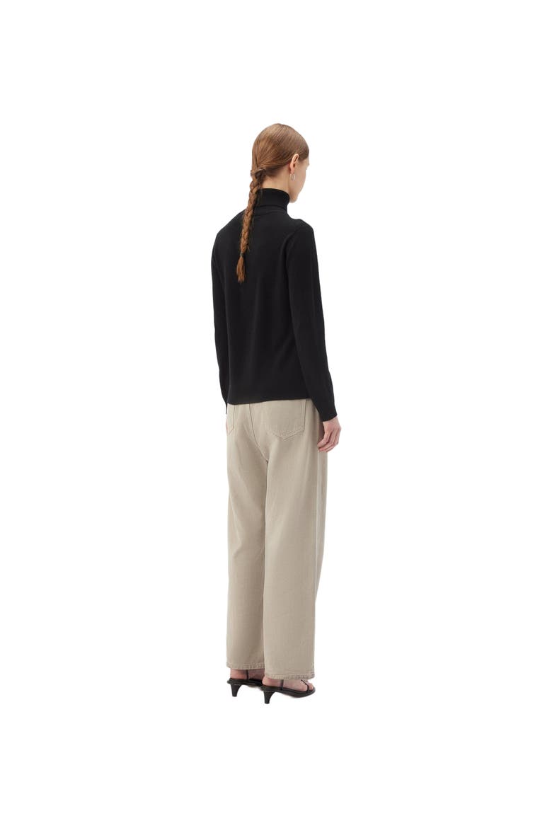 Essential Cashmere Turtleneck Sweater, Alternate, color, black