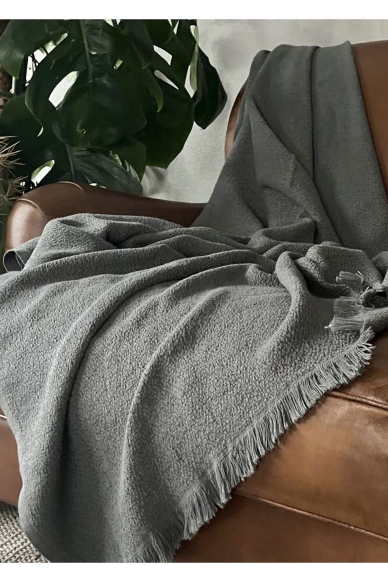 Blissful Throw, Alternate, color, Deep Grey