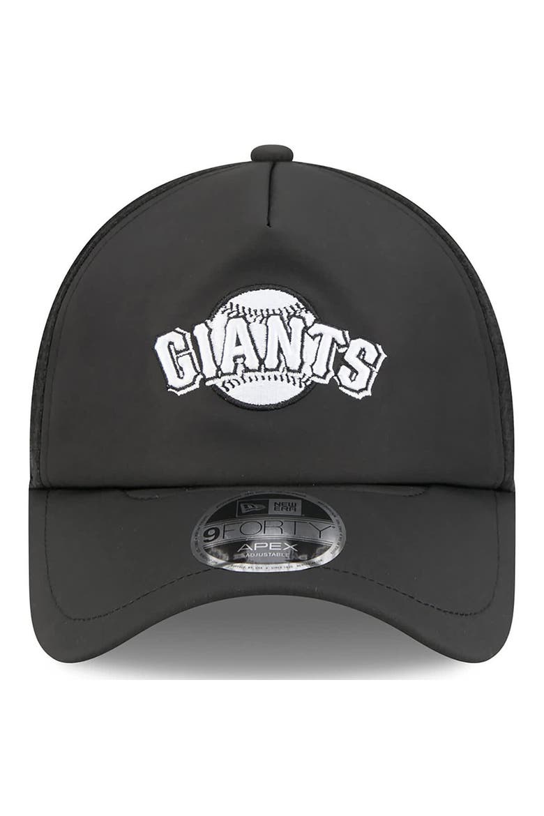 Men's New Era Black San Francisco Giants 2026 Batting Practice Alternate Apex 9FORTY Adjustable Hat, Alternate, color, Black