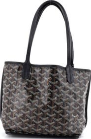 Pre-Owned Goyard Anjou Reversible Tote Coated Canvas Mini