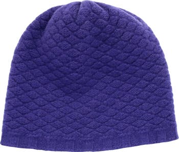 Portolano Basketweave Stitch Cashmere Beanie | Nordstromrack display picture 1