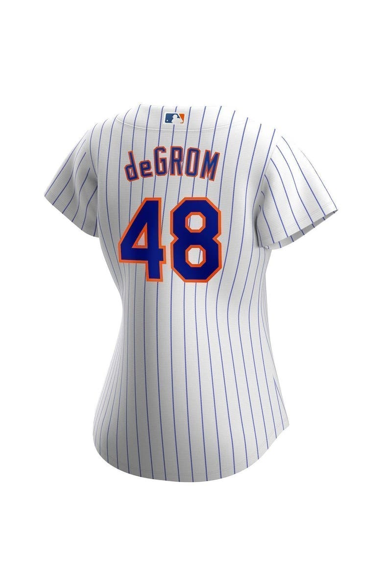 Nike Women's Nike Jacob deGrom White New York Mets Home Replica Player Jersey, Alternate, color, 
