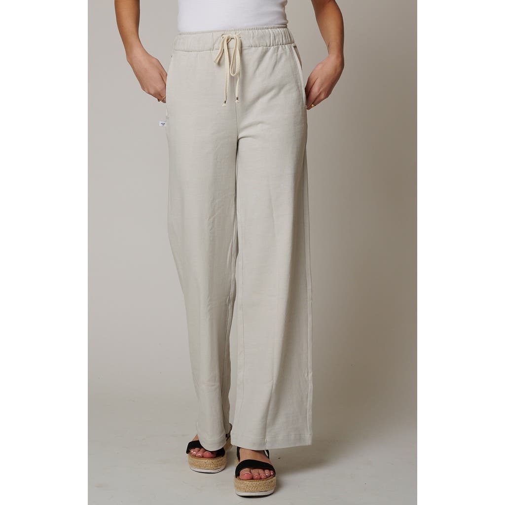 Leisure Lab Womens Cotton Lounge Pant In Neutral