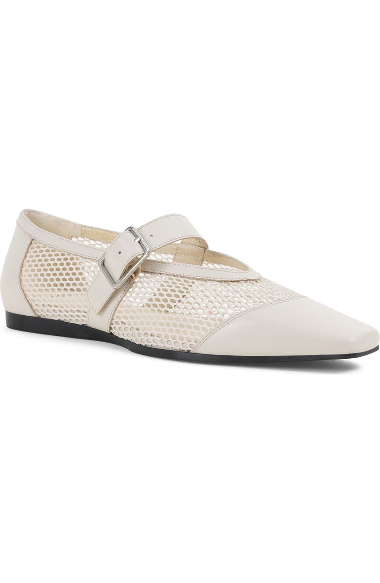 Vagabond Shoemakers Wioletta Mesh Mary Jane Flat, Main, color, Off White