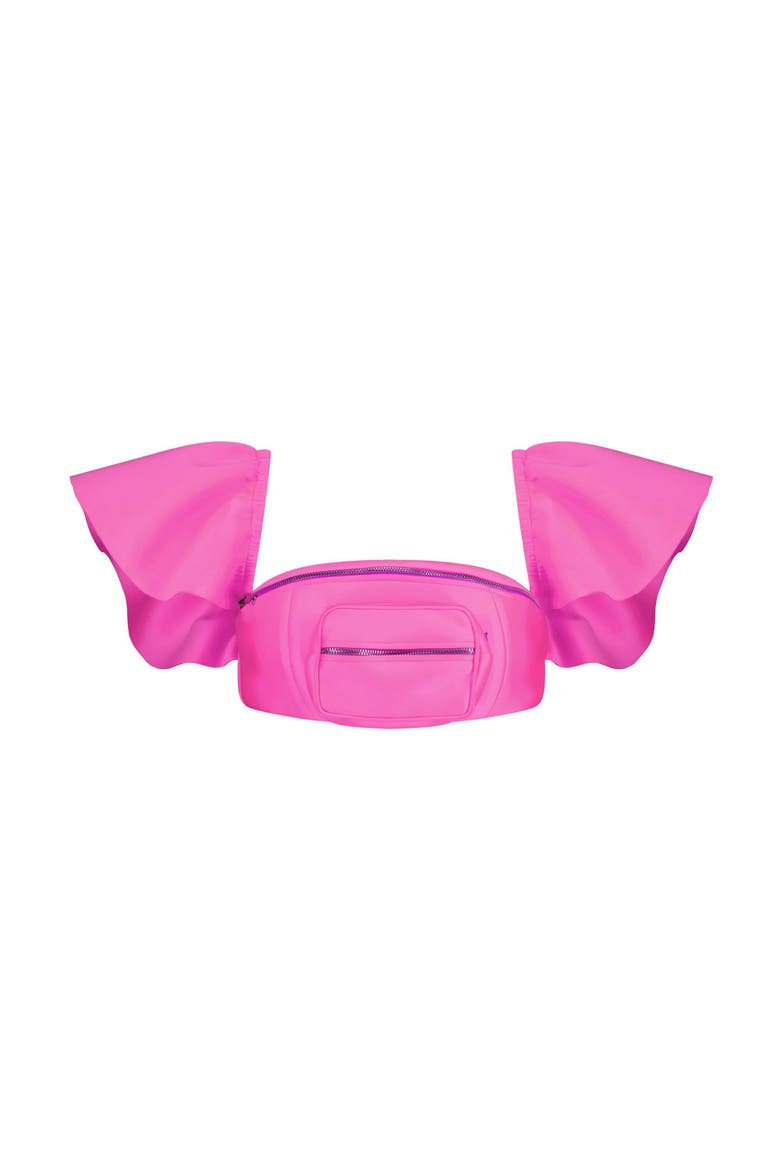 Bumbag Bra Top, Main, color, Fuchsia Pink