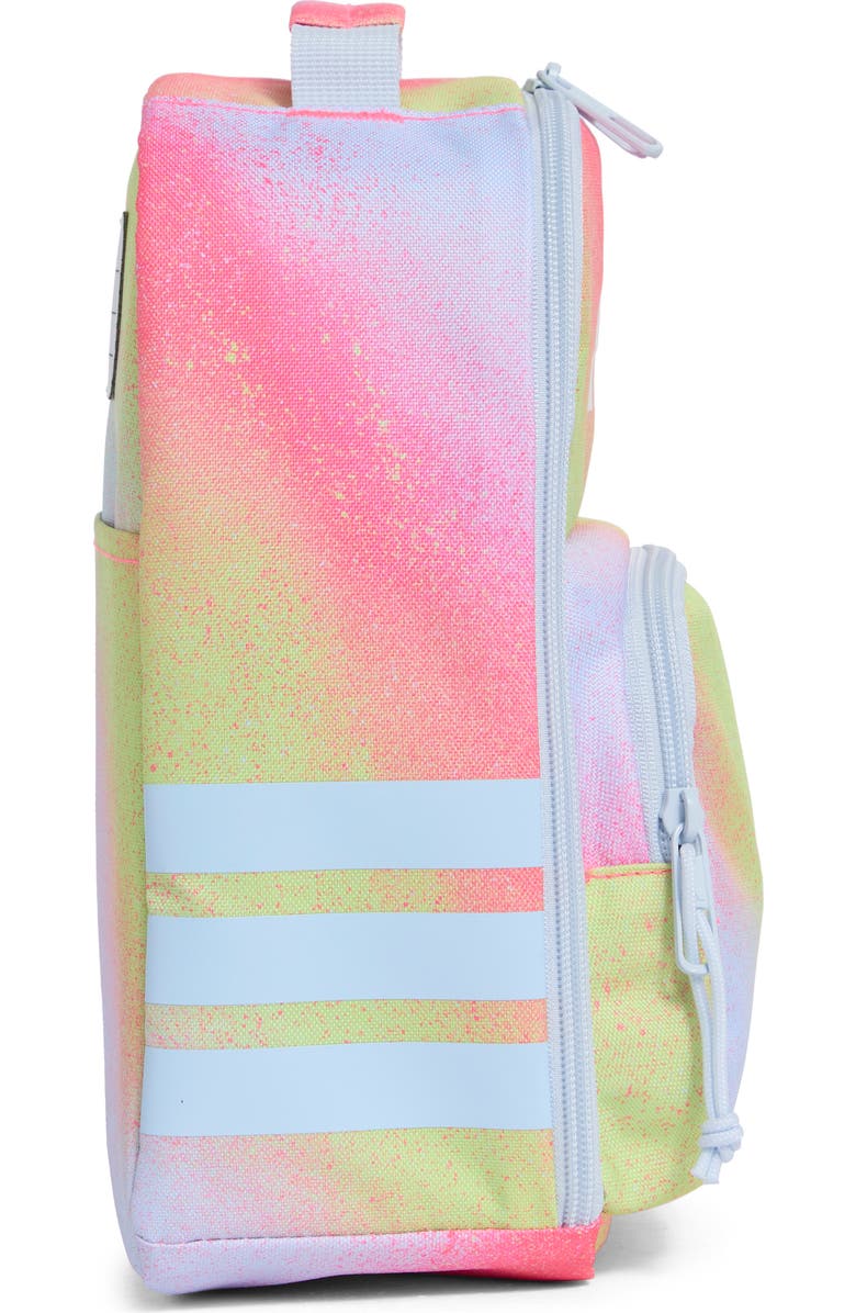 adidas Santiago 4 Lunch Bag, Alternate, color, Spray Gradient Lime/ Blue