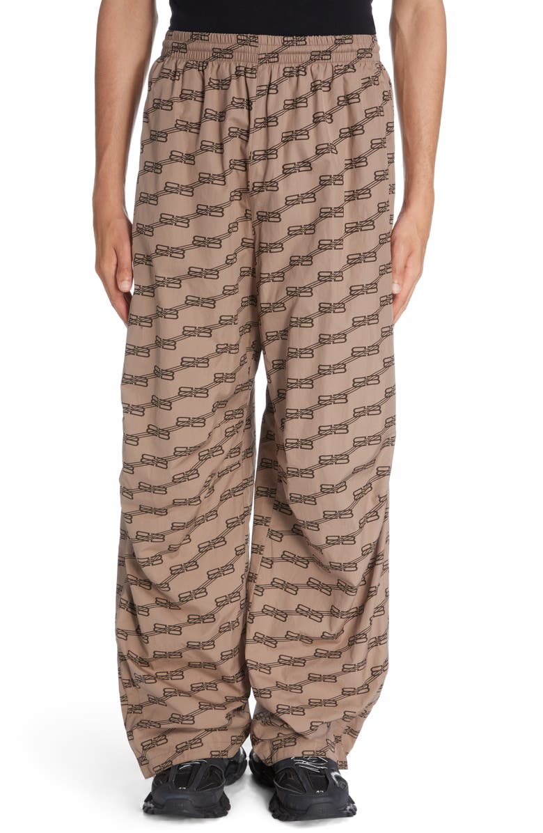 Balenciaga License BB Monogram Track Pants, Main, color, 