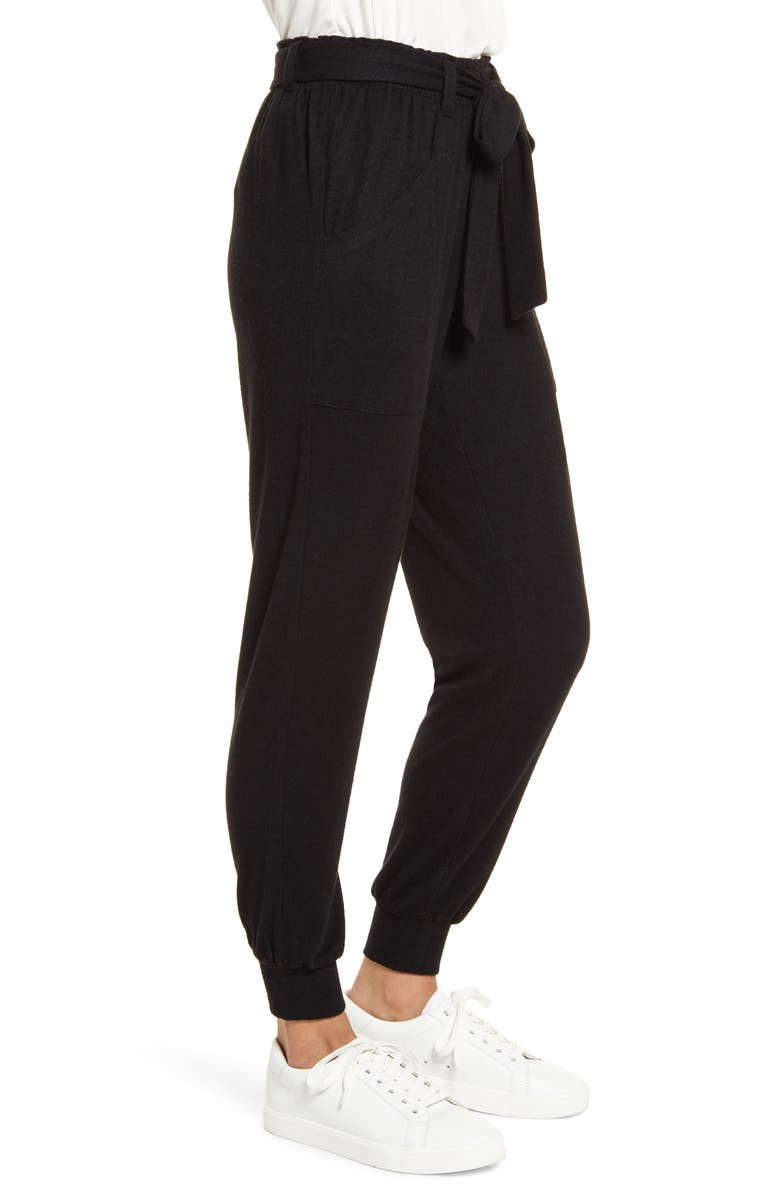 GIBSONLOOK Cozy Fleece Belted Joggers, Alternate, color,