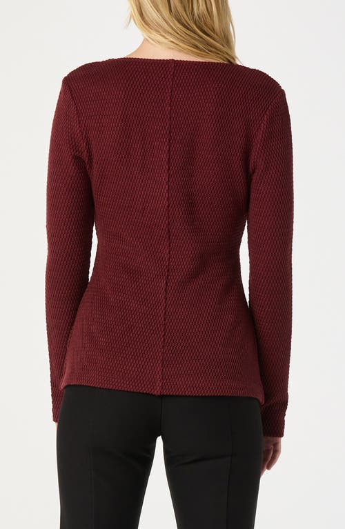 Astr The Label Split Front Bow Top In Brown