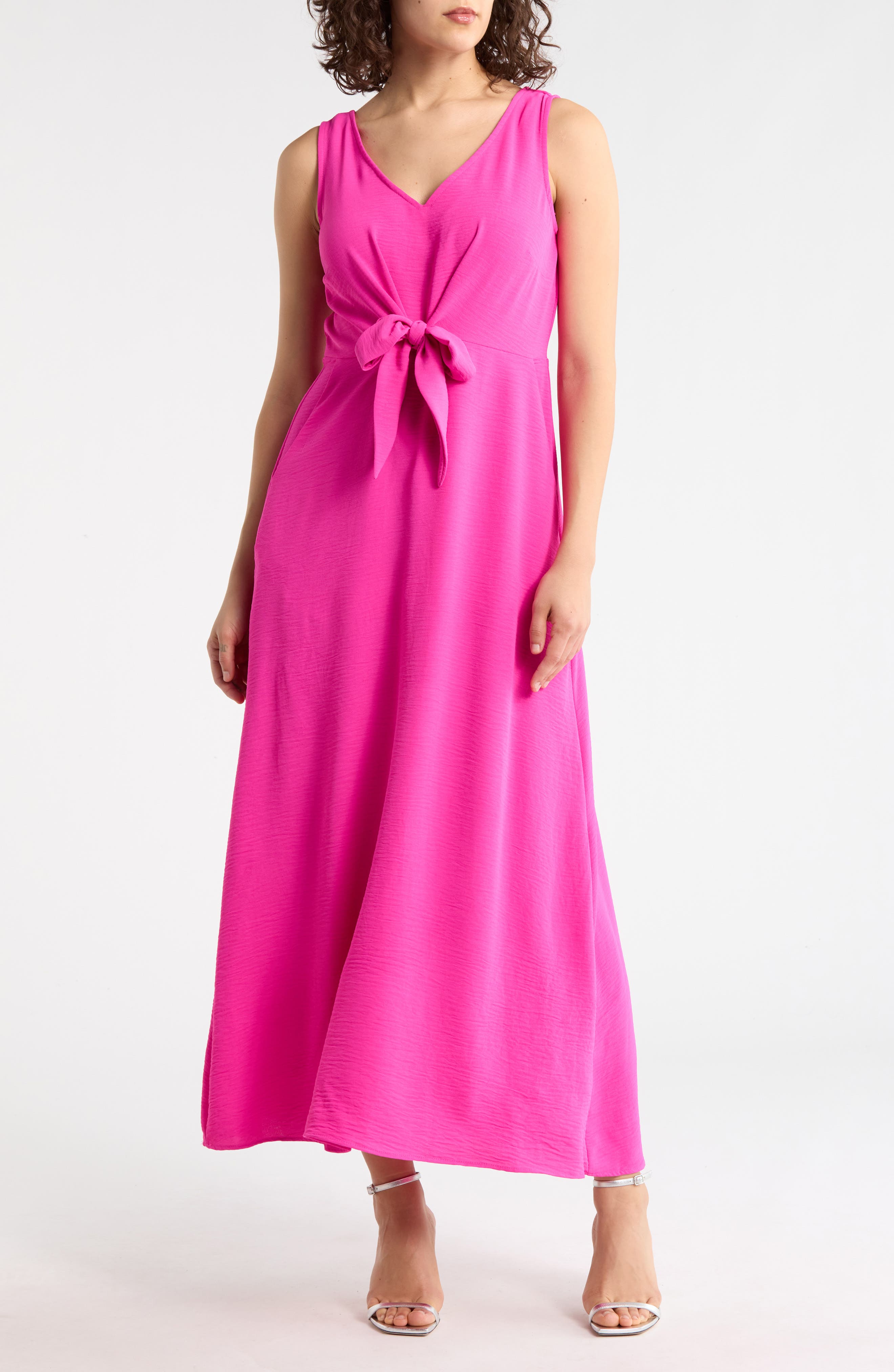 Halogen® Front Tie Maxi Dress
