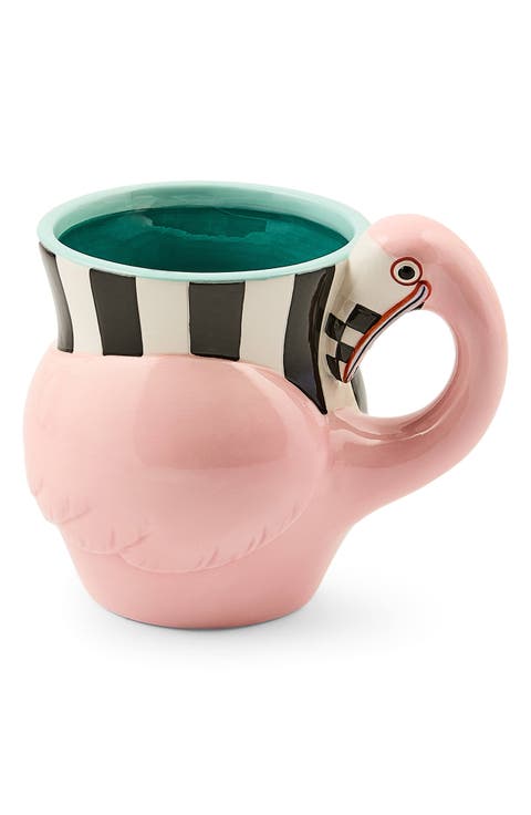 Patience Brewster Sheila Flamingo Ceramic Mug