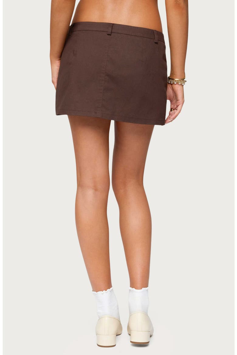 Kennie Low Rise Miniskort, Alternate, color, BROWN