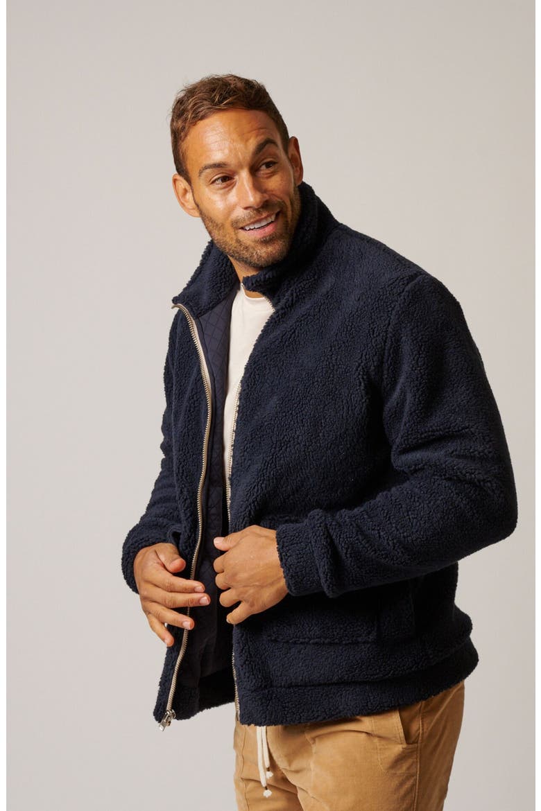 Fleece Jacket, Alternate, color, Marine Blue