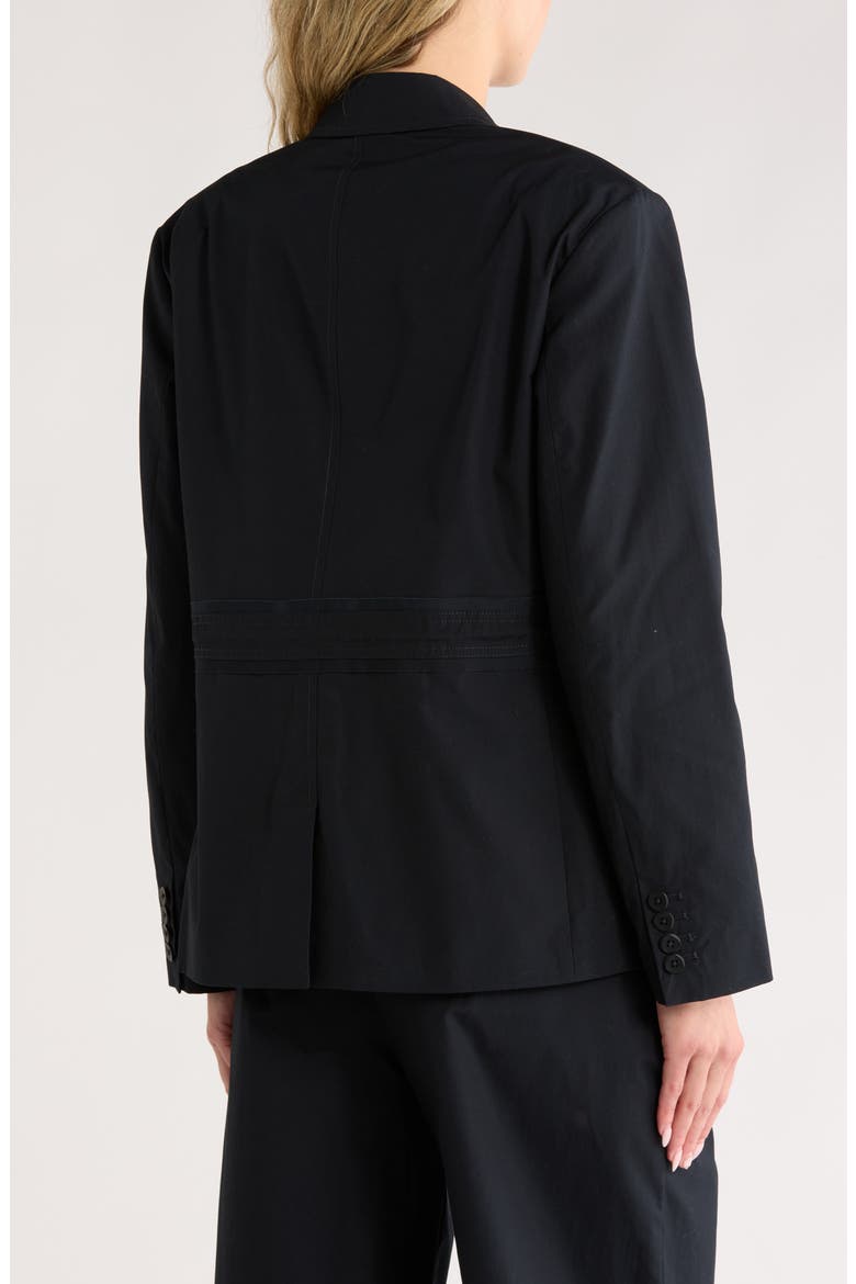 Marisol Cotton Blazer, Alternate, color, NOIR