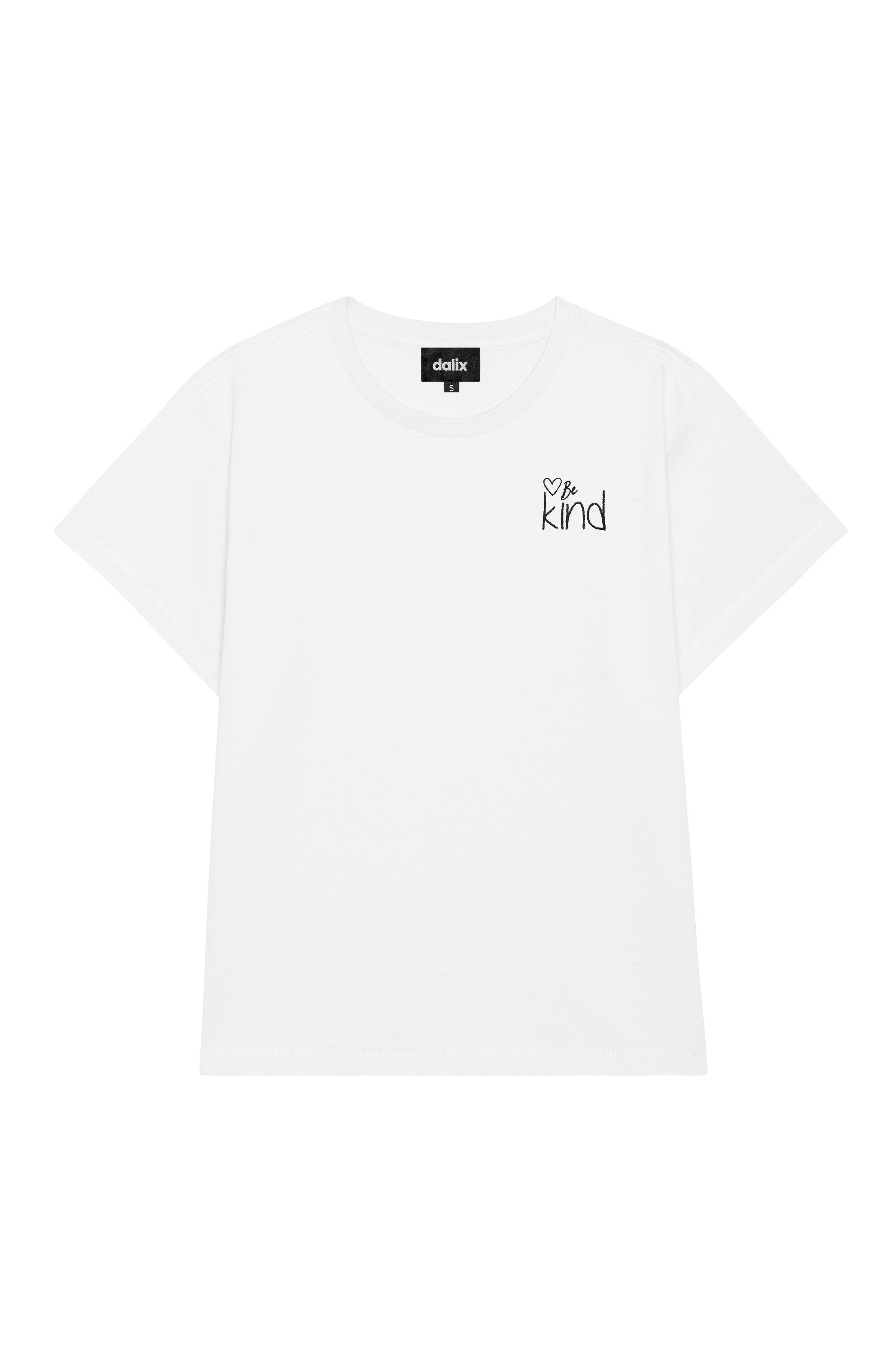 Womens Be Kind Light Weight High Waisted Tee - image 5
