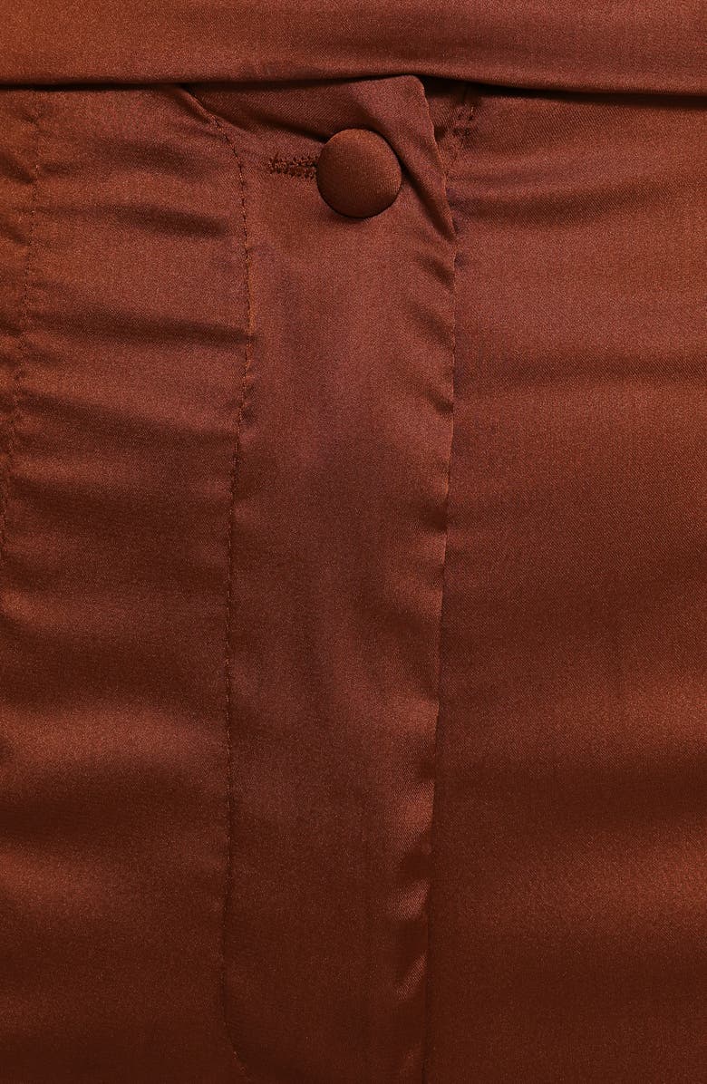 Petal & Pup Cassie Satin Short Sleeve Top & Wide Leg Pants Set, Alternate, color,