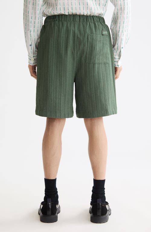 Scotch & Soda Regular Fit Tonal Striped Bermuda Shorts