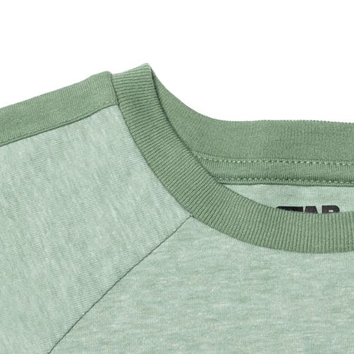 Star Wars The Mandalorian Baby Yoda T-shirt & French Terry Shorts Set In Green