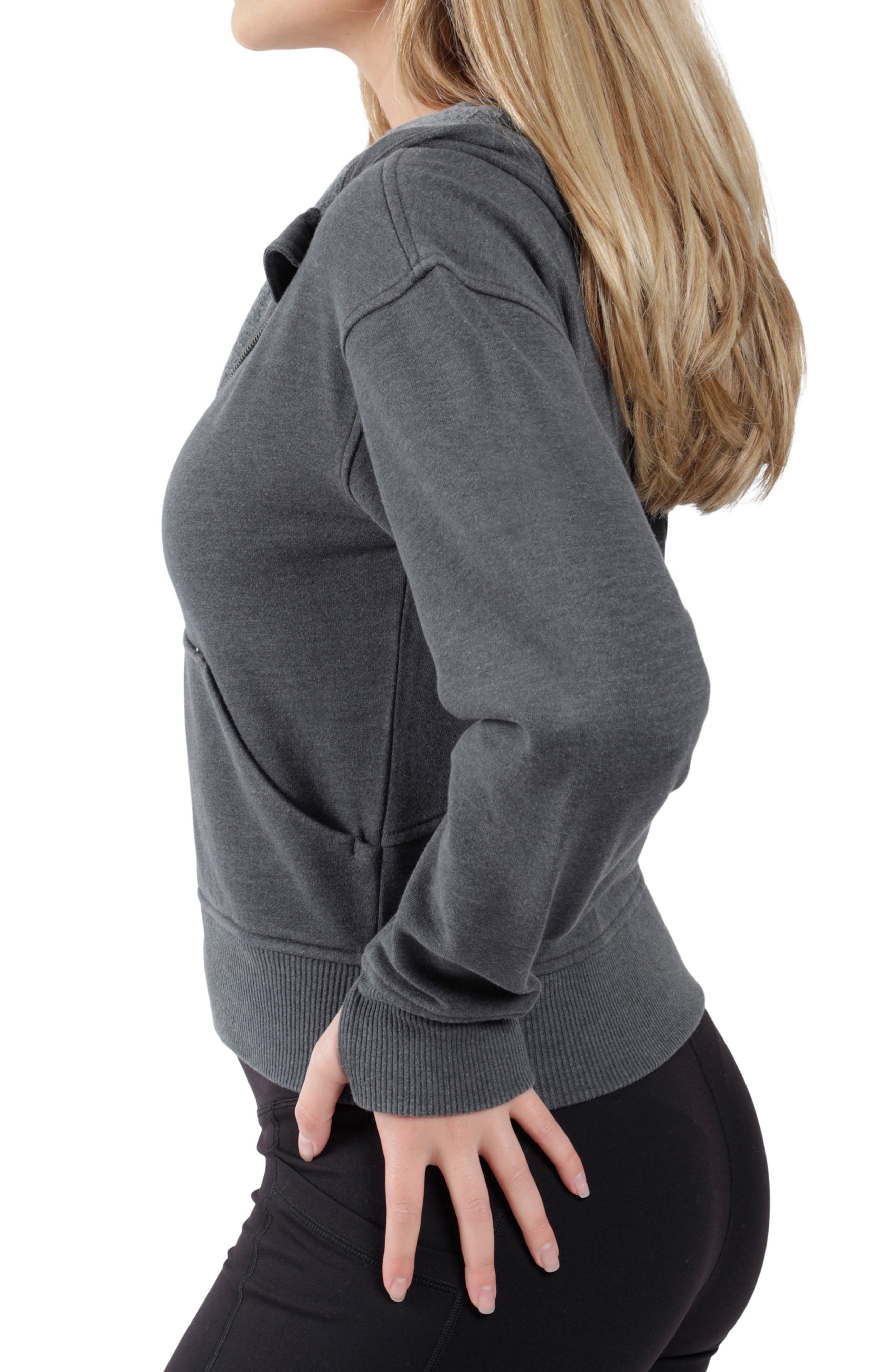 90 DEGREE BY REFLEX Stone Washed Full Zip Jacket (Women) | Nordstromrack