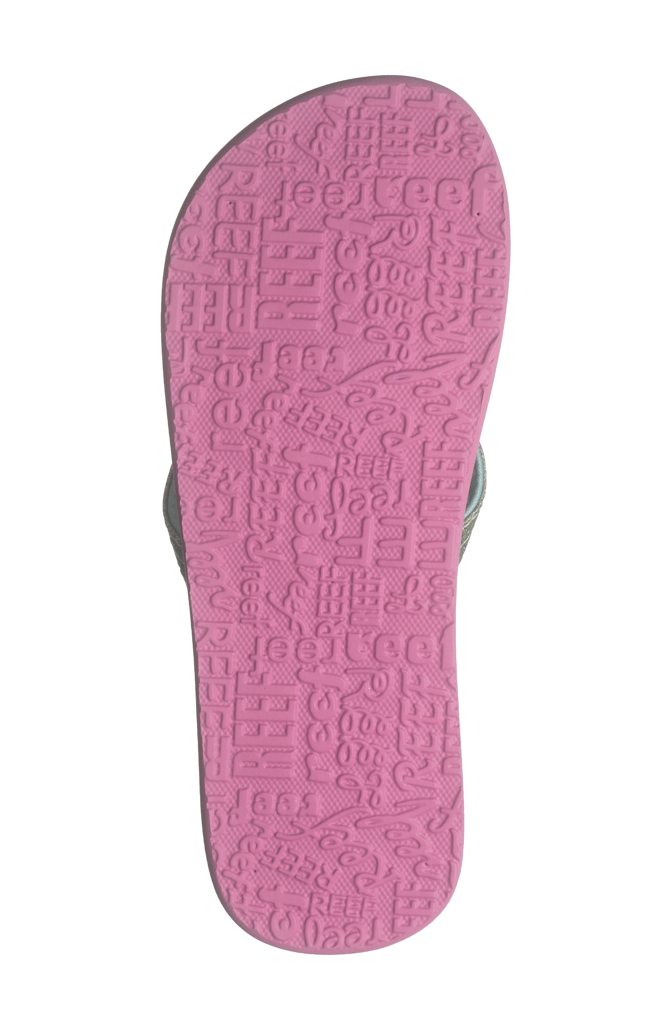 Reef Kids' Little Ahi Flip Flop, Alternate, color, Tropical Floral