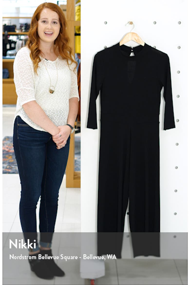Ribbbed Knit Crop Jumpsuit video