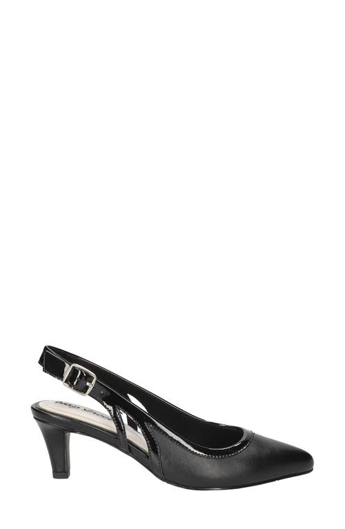 EASY STREET EASY STREET GLISTEN KITTEN HEEL SLINGBACK PUMP