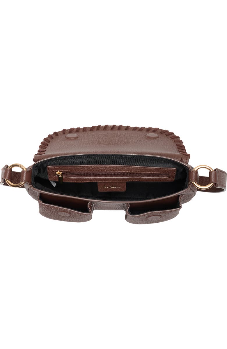 Sam Edelman Medium Rue Shoulder Bag, Alternate, color, Dark Brown