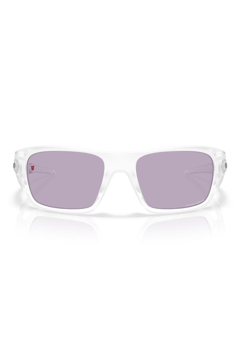 Masseter 60mm Rectangle Sunglasses, Main, color, MATTE CLEAR / PRIZM SLATE