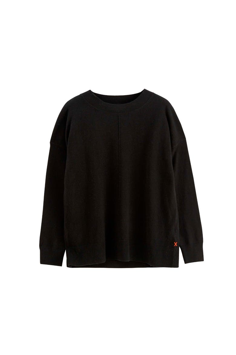 Wool & Cashmere Slouchy Sweater, Alternate, color, Black