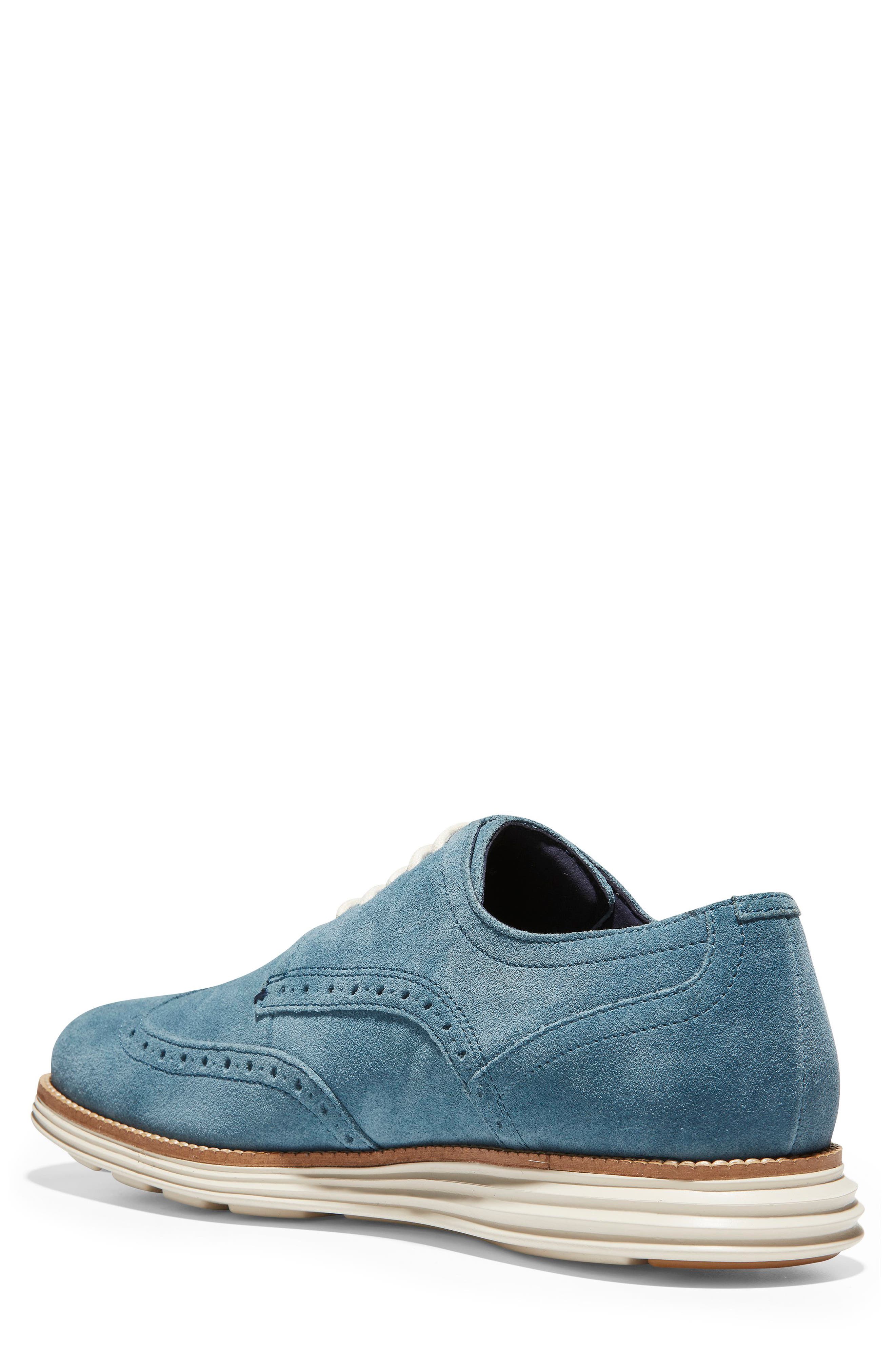 'Original Grand' Wingtip, Alternate, color, VINTAGE INDIGO SUEDE/ IVORY