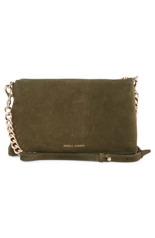 Rebecca Minkoff Megan Top Zip Crossbody Bag In Green