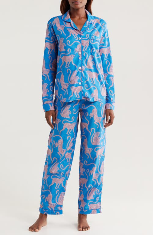 Desmond & Dempsey Long Sleeve Cotton Pajamas