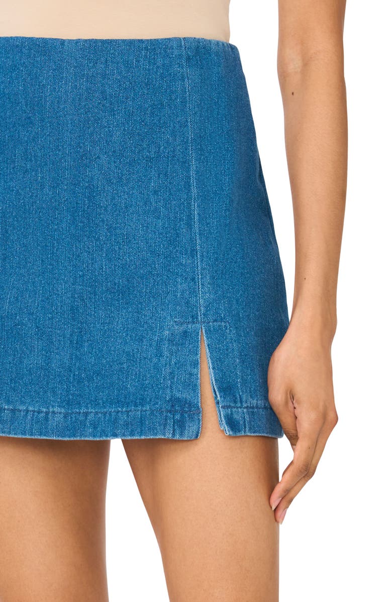 Parker Denim Skort, Alternate, color, Classic Denim