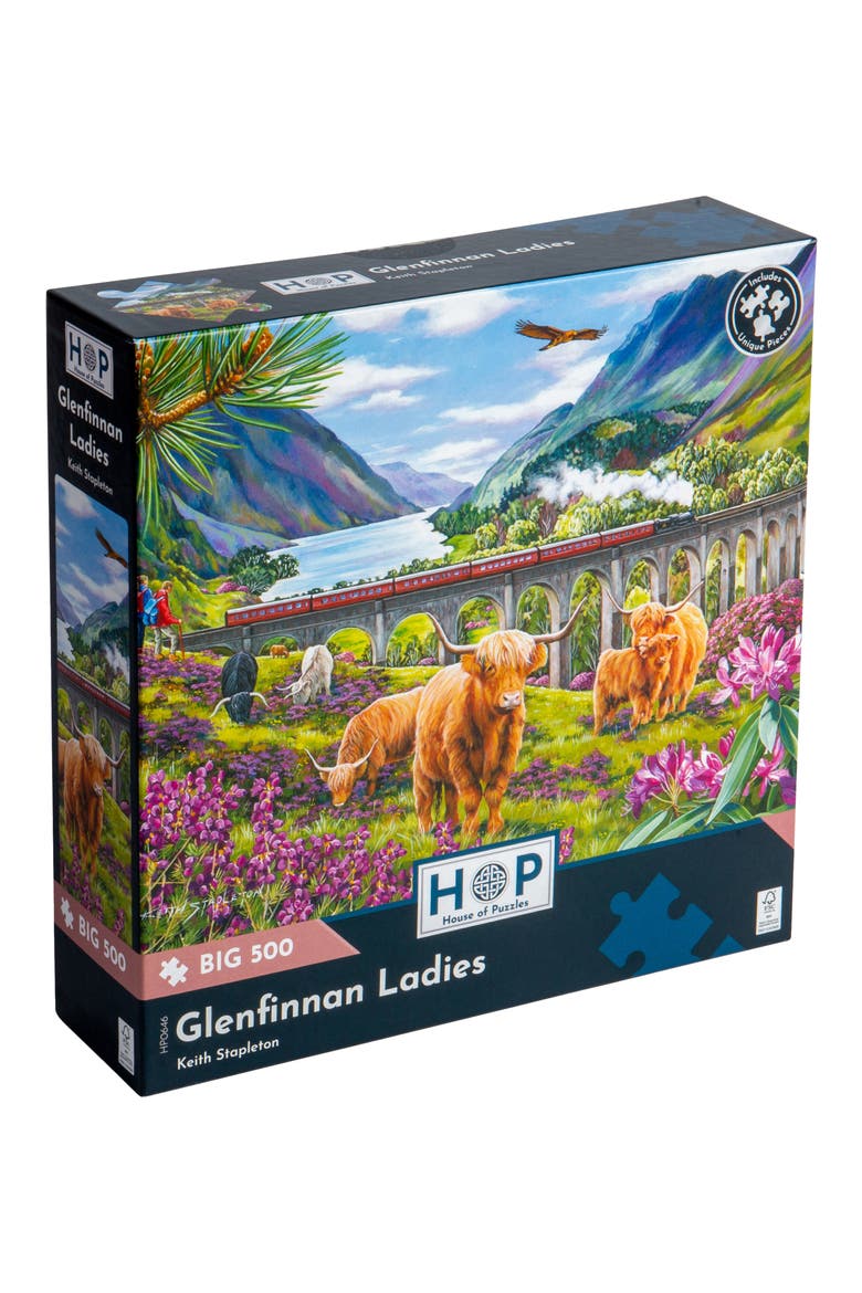 Glenfinnan Ladies Big 500-Piece Jigsaw Puzzle, Main, color, NONE