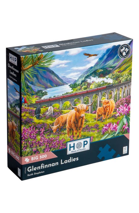Glenfinnan Ladies Big 500-Piece Jigsaw Puzzle