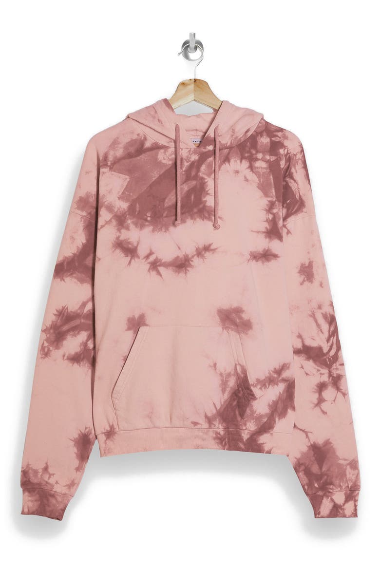 Tie Dye Hoodie, Alternate, color, PINK MULTI
