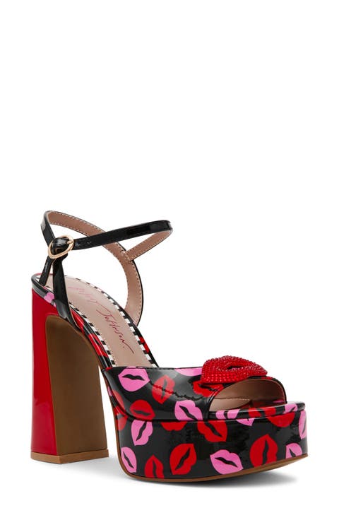 Allyson Ankle Strap Platform Sandal (Women)