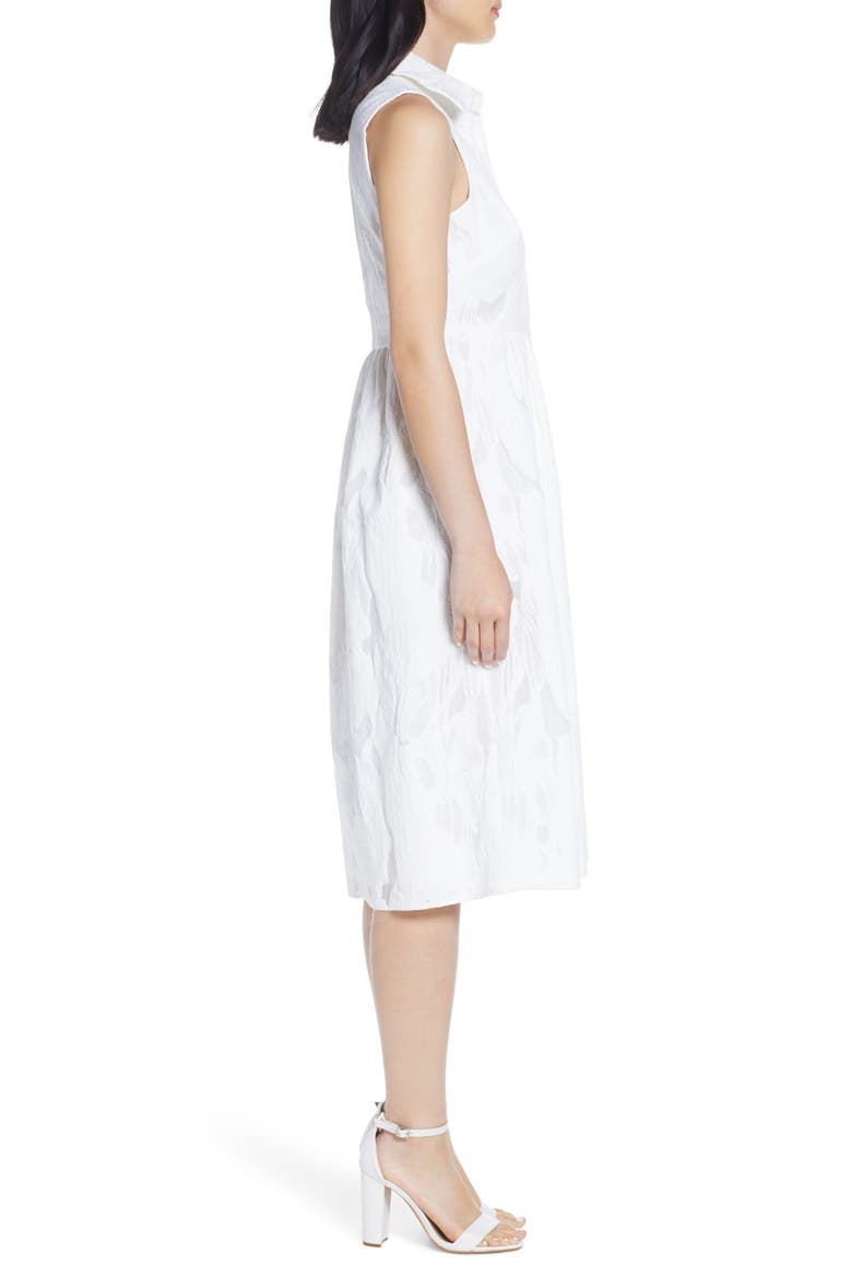 Jacquard Shirtdress, Alternate, color, IVORY