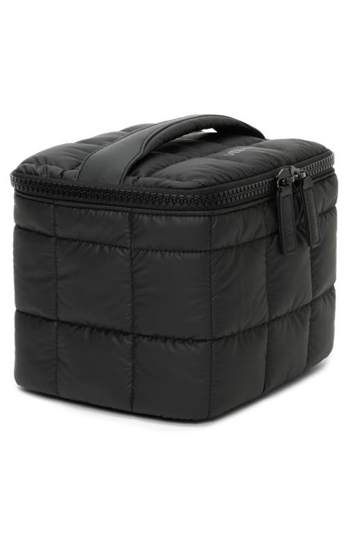Veecollective Tall Porter Quilted Vanity Case In Black