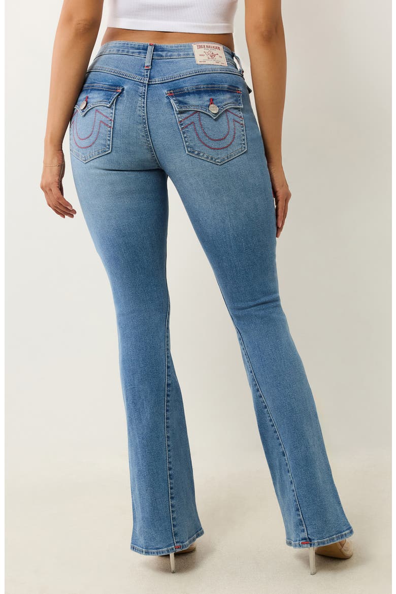 Joey Flap Pocket Flare Leg Jeans, Alternate, color, MEDIUM FRESH WASH