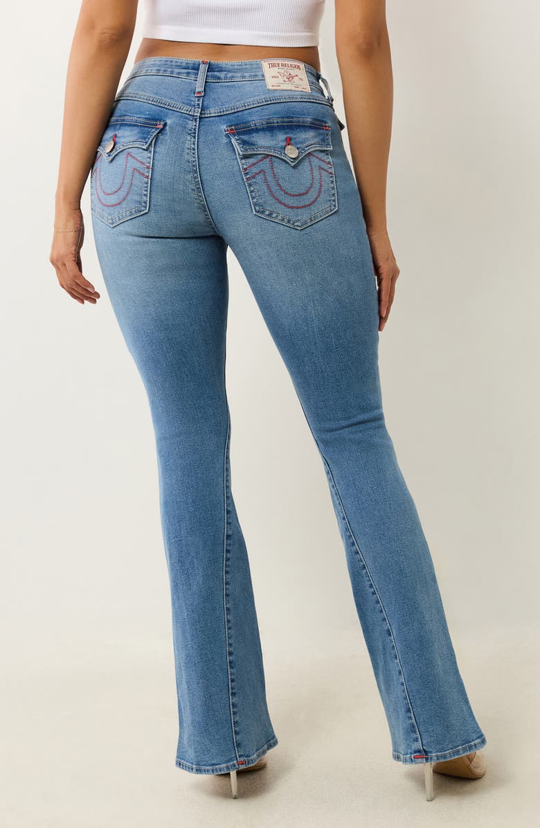 True Religion Joey Flap Pocket Flare Leg Jeans, Alternate, color, 